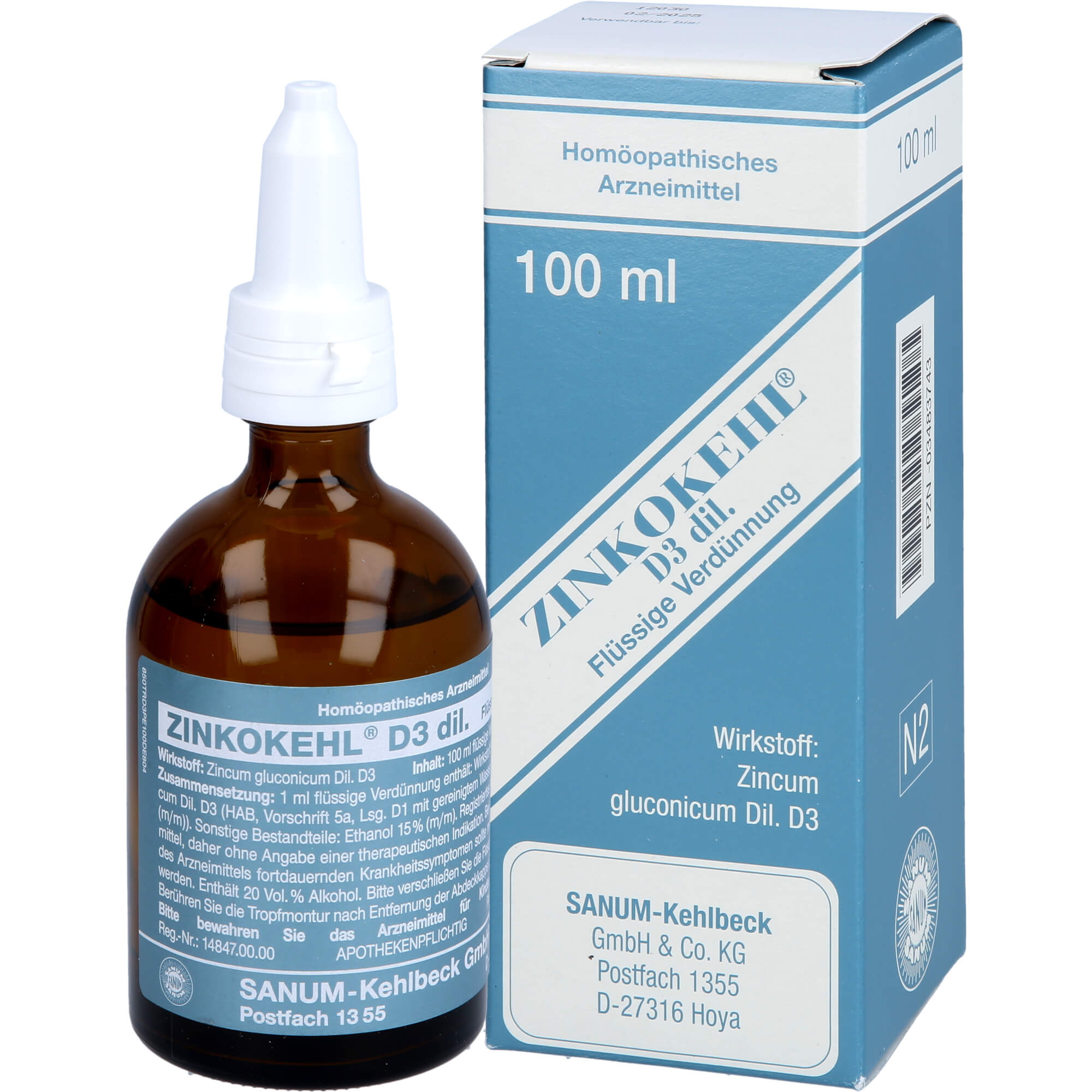 Zinkokehl D3 Tropf., 100 ml TRO – Bild 2