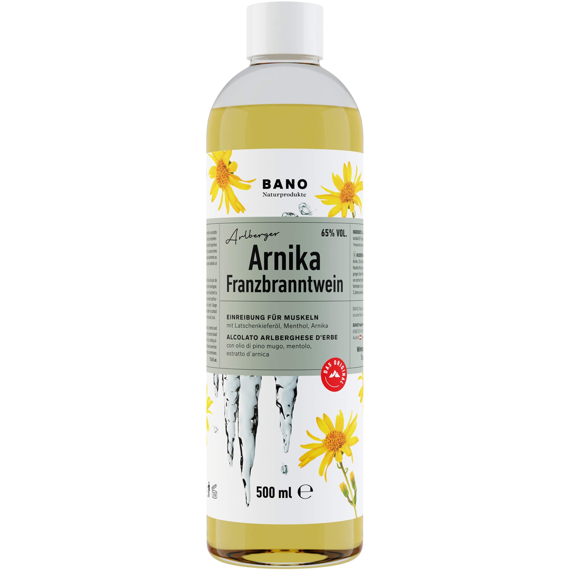 TIROLER ARNIKA Franzbranntwein, 500 ml FBW