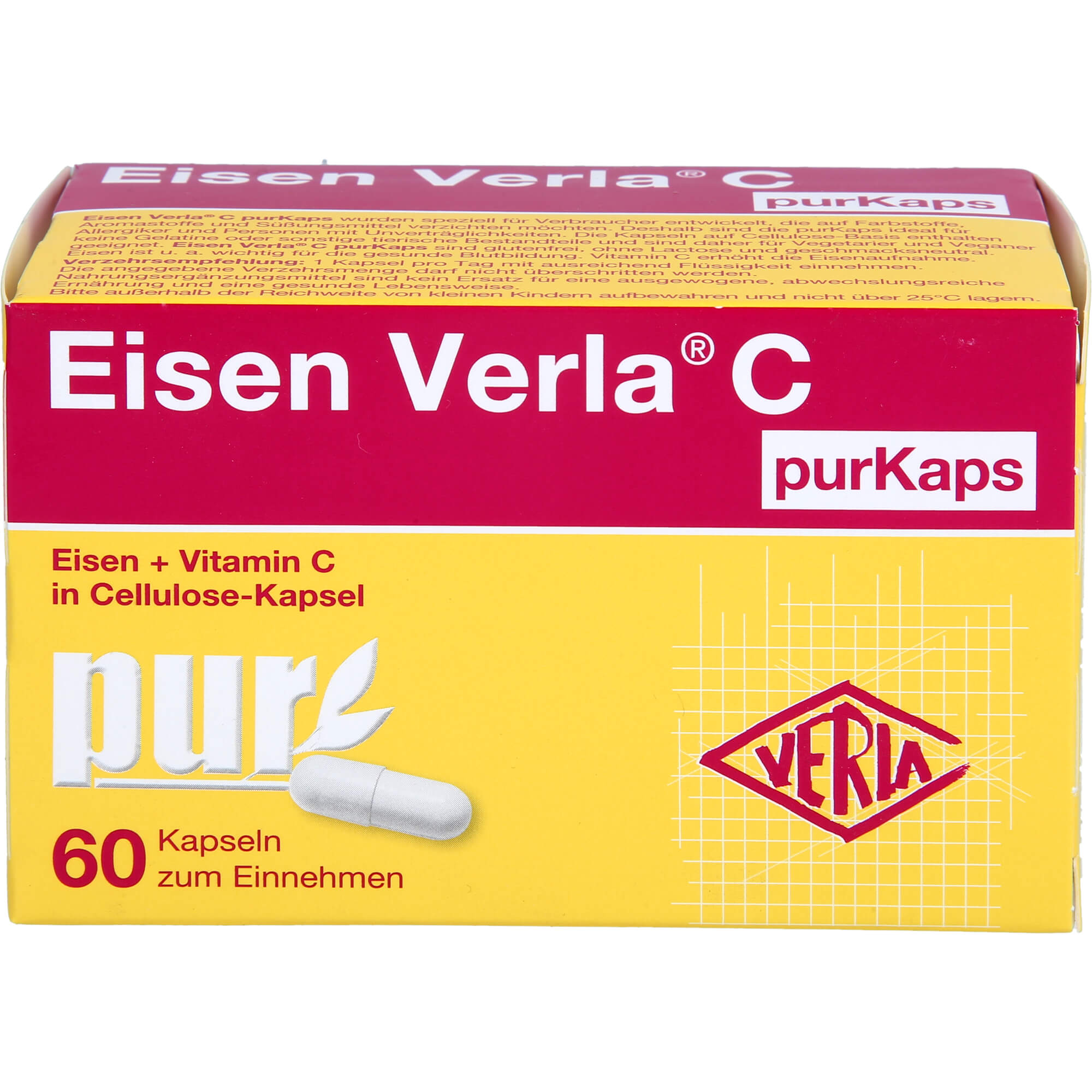 Eisen Verla C purKaps, Kapseln, 60 St KAP