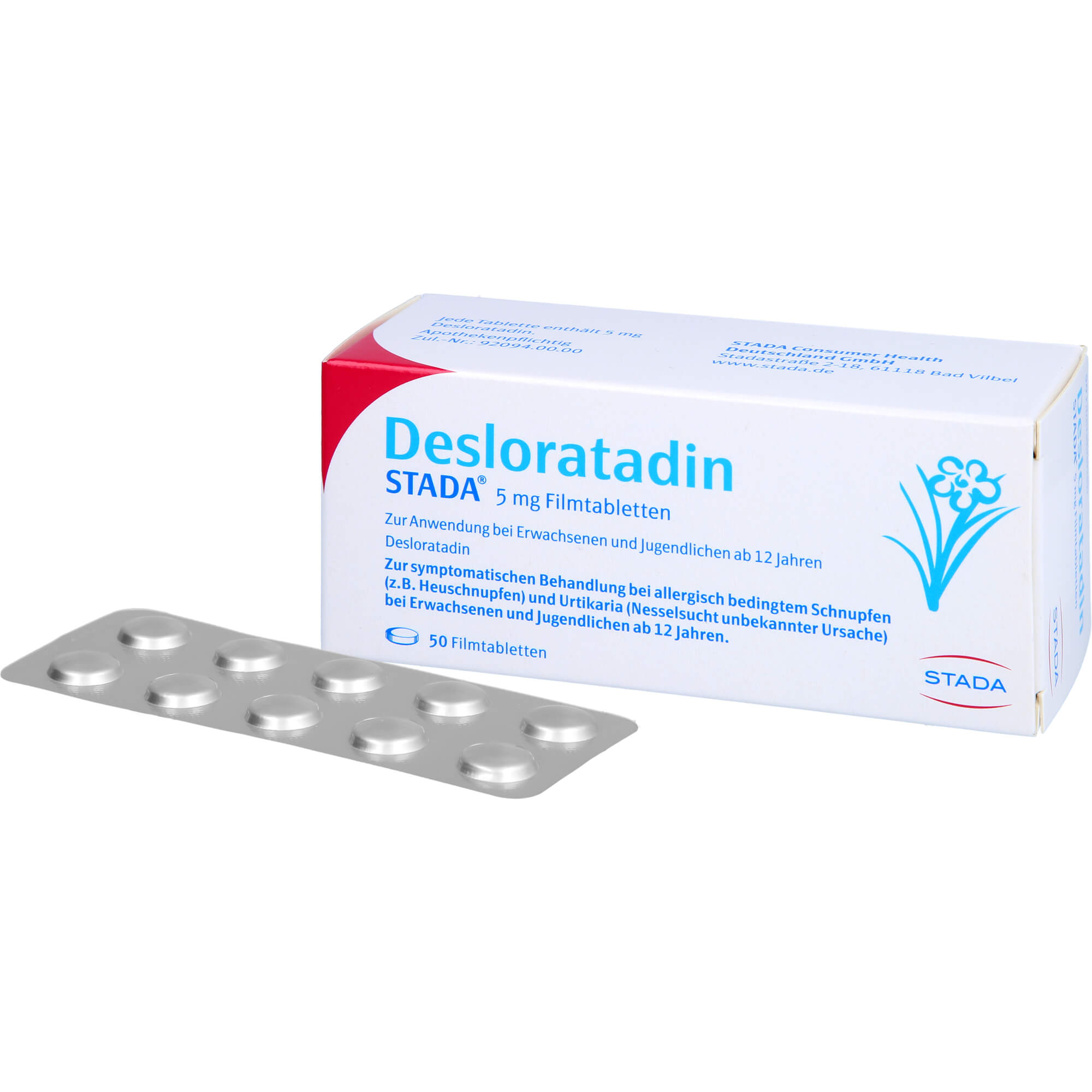 Desloratadin STADA 5 mg Filmtabletten, 50 St FTA – Bild 2