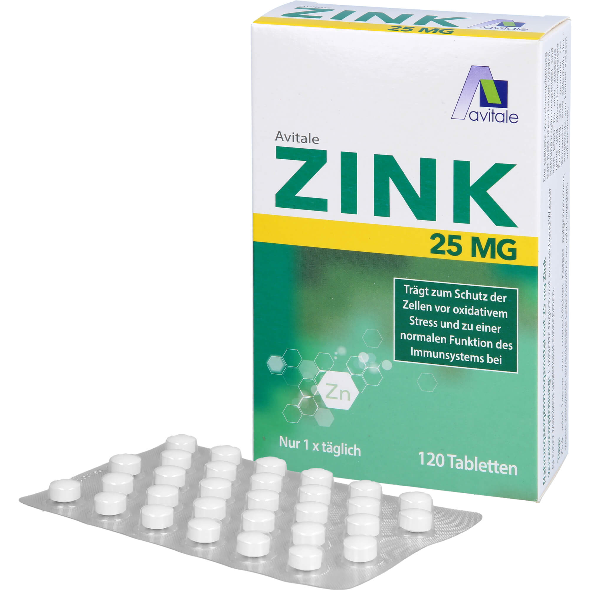 Zink 25 mg, 120 St TAB – Bild 2