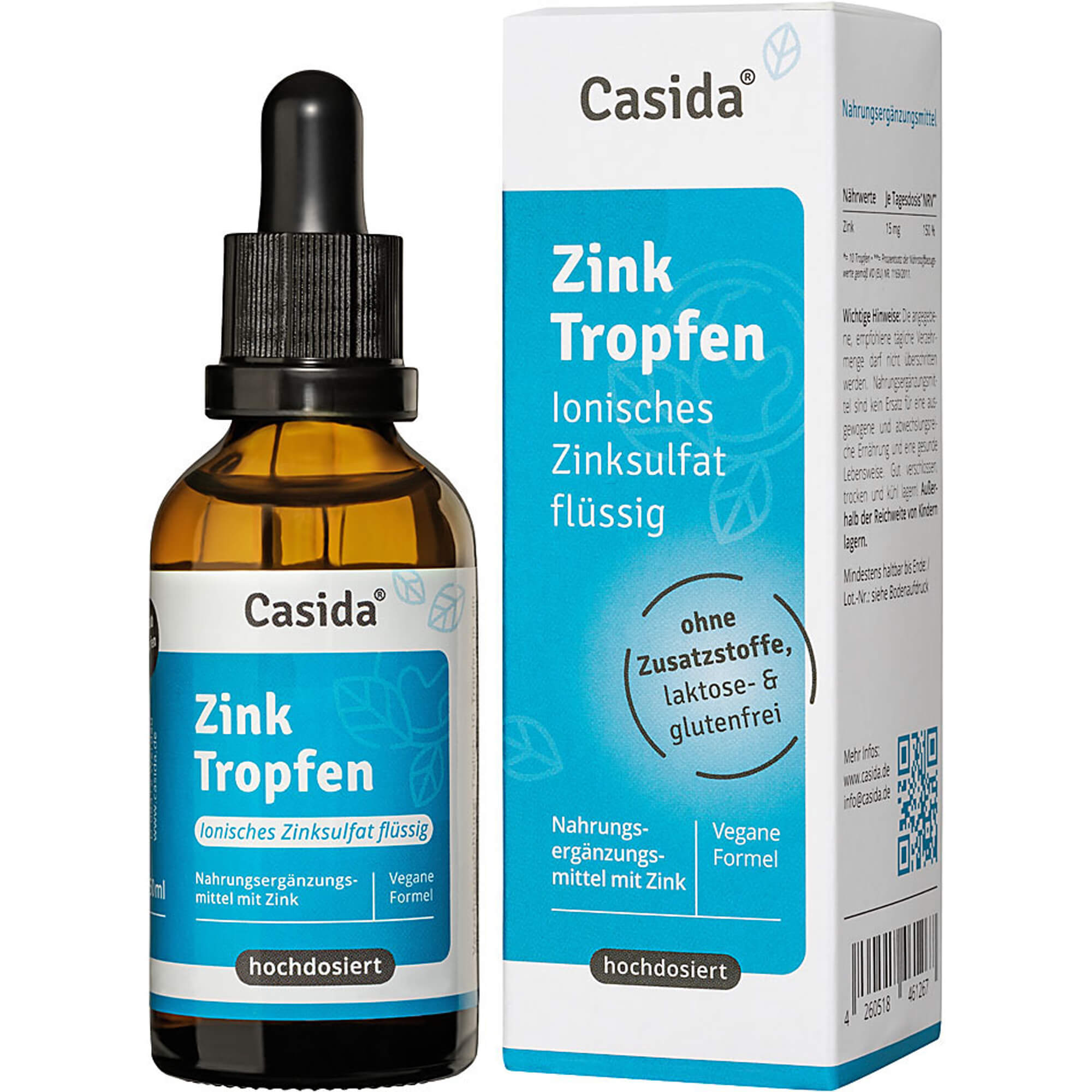 Zink Tropfen - Ionisches Zinksulfat flüssig, 50 ml TRO – Bild 2