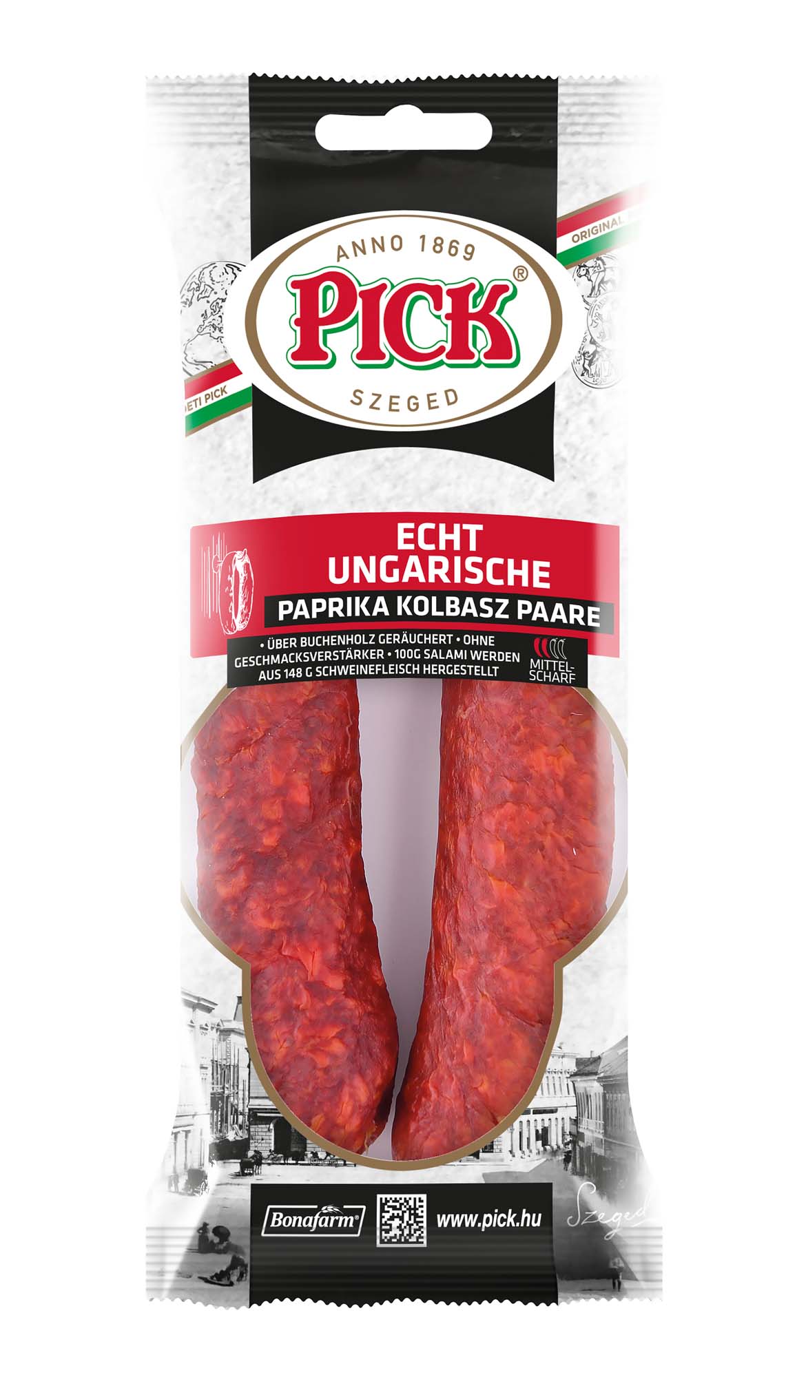 Pick Ungarische Salami Kolbasz Paare 400g