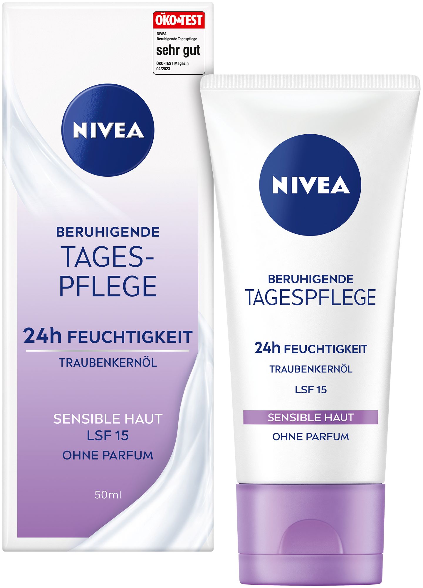 NIVEA Beruhigende Tagespflege 24h Feuchtigkeit 50ml
