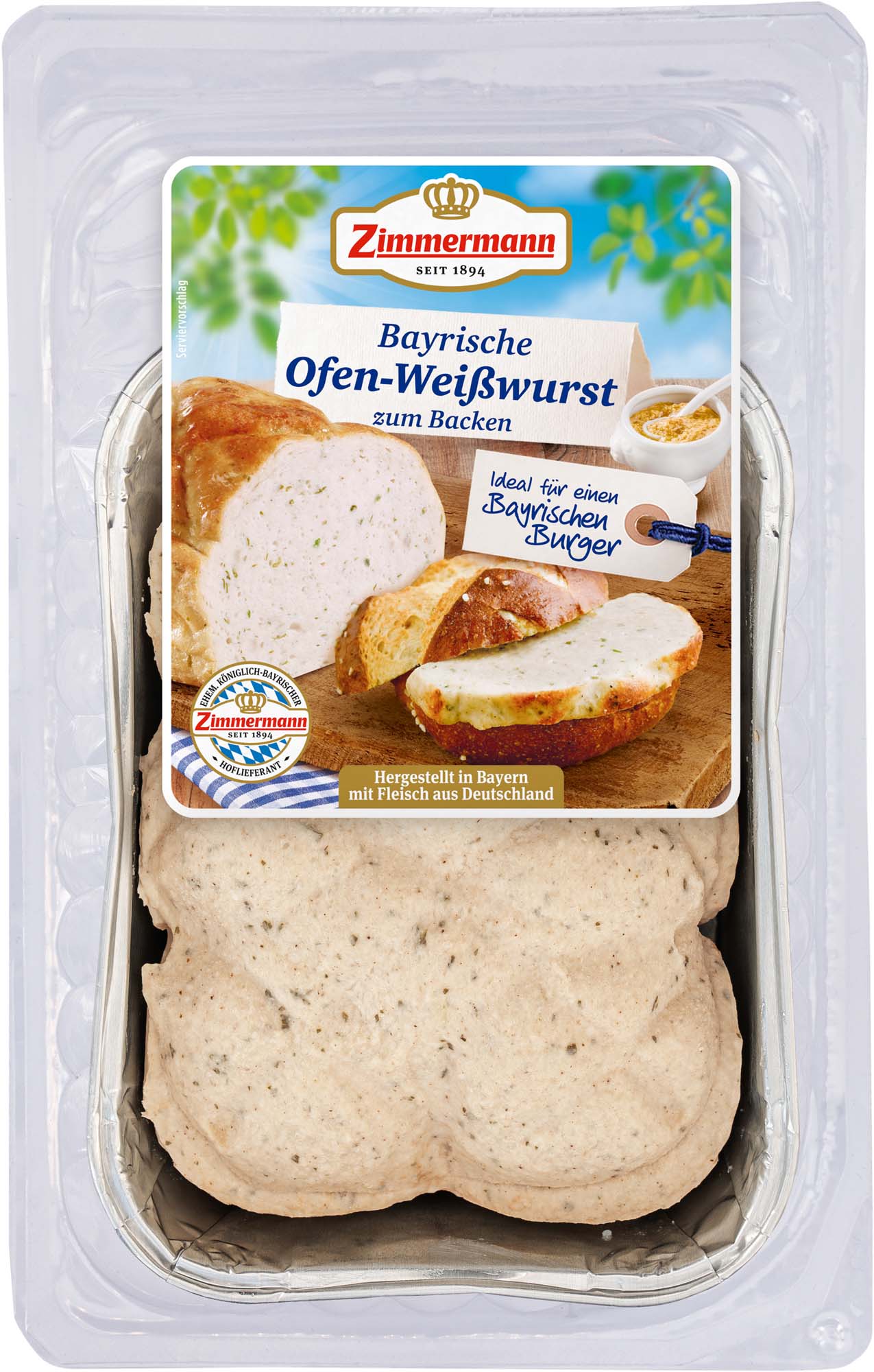 Zimmermann Ofen-Weißwurst 400g