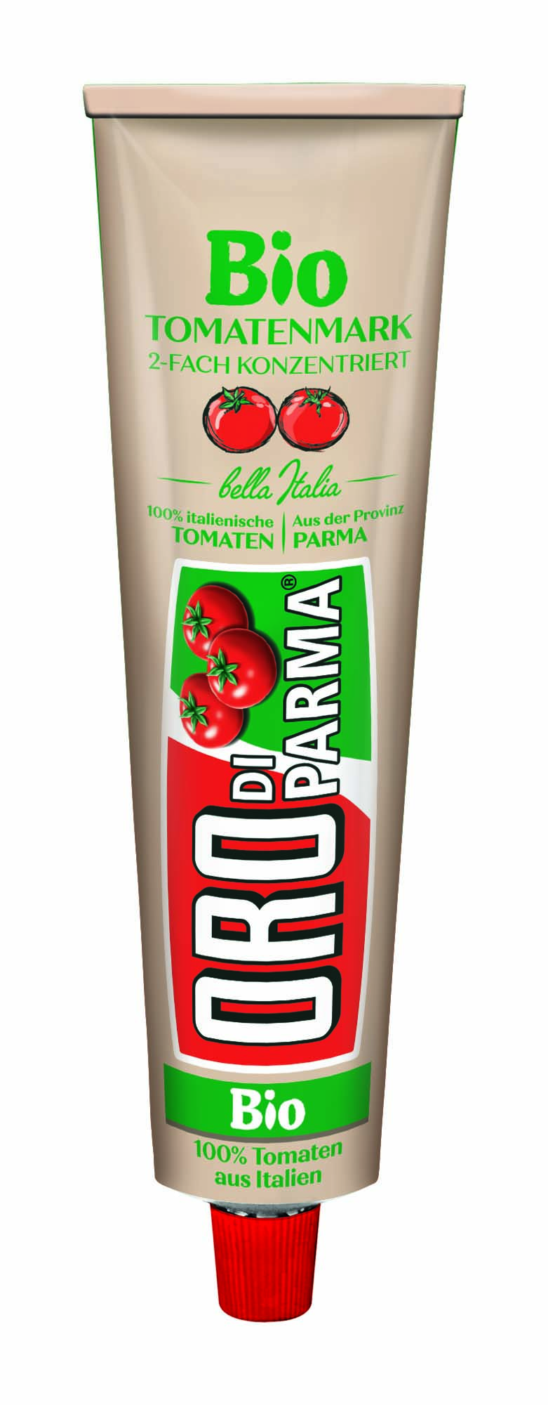 Oro di Parma 2fach konzentriertes Bio Tomatenmark 200g