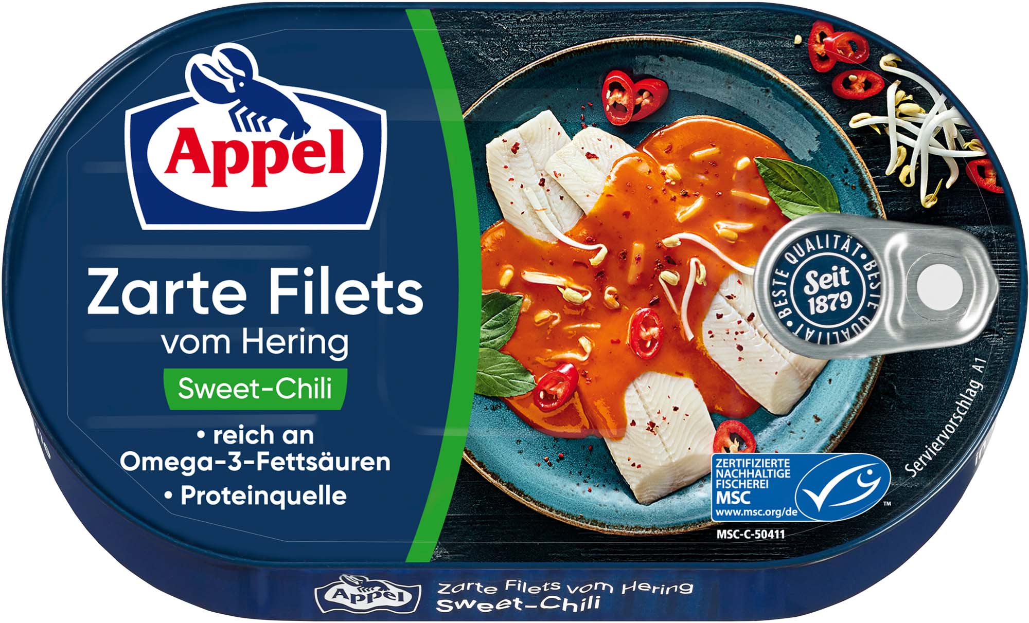 Appel Zarte Filets vom Hering Sweet Chili 200g