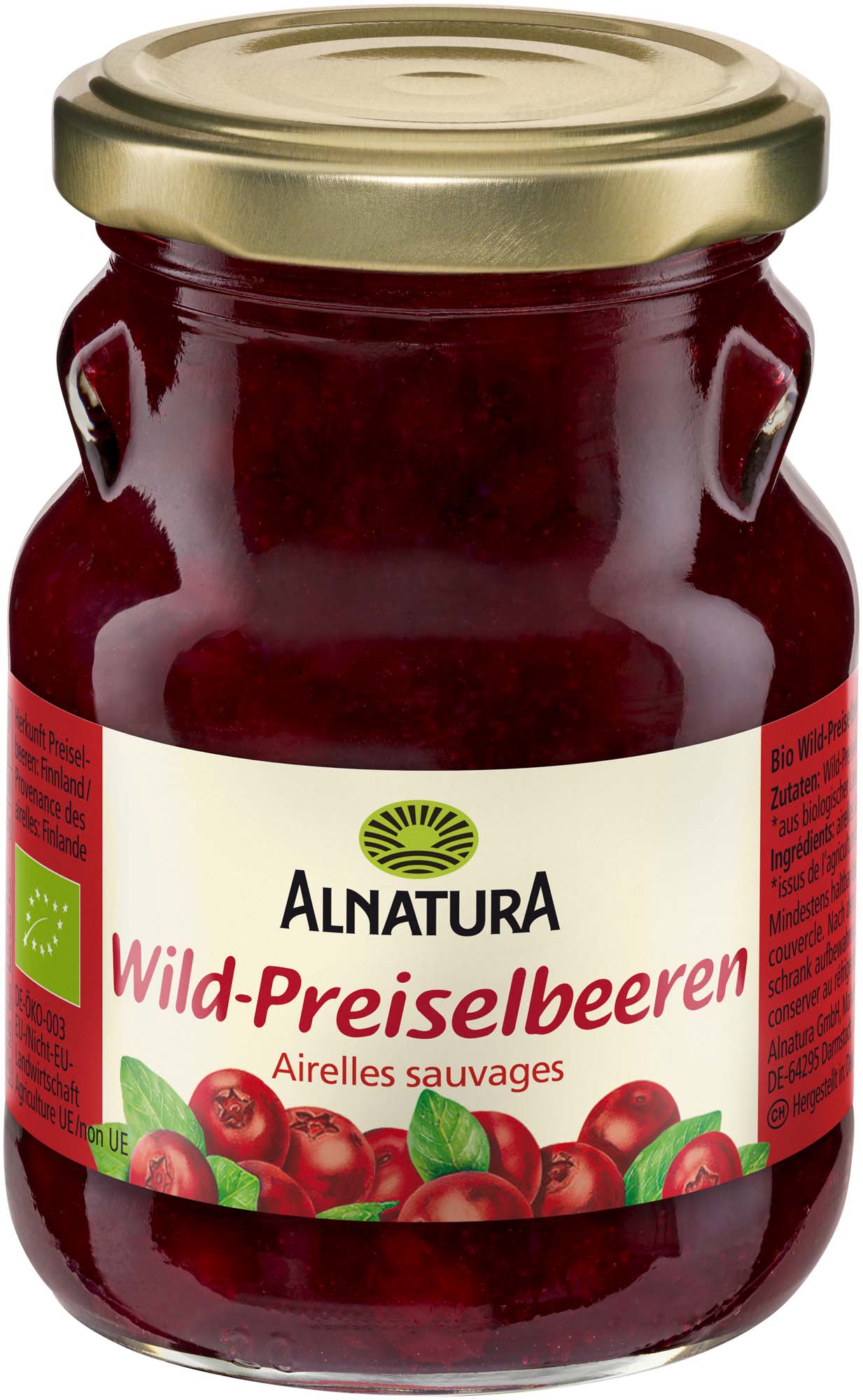 Alnatura Bio Wild Preiselbeeren 220g