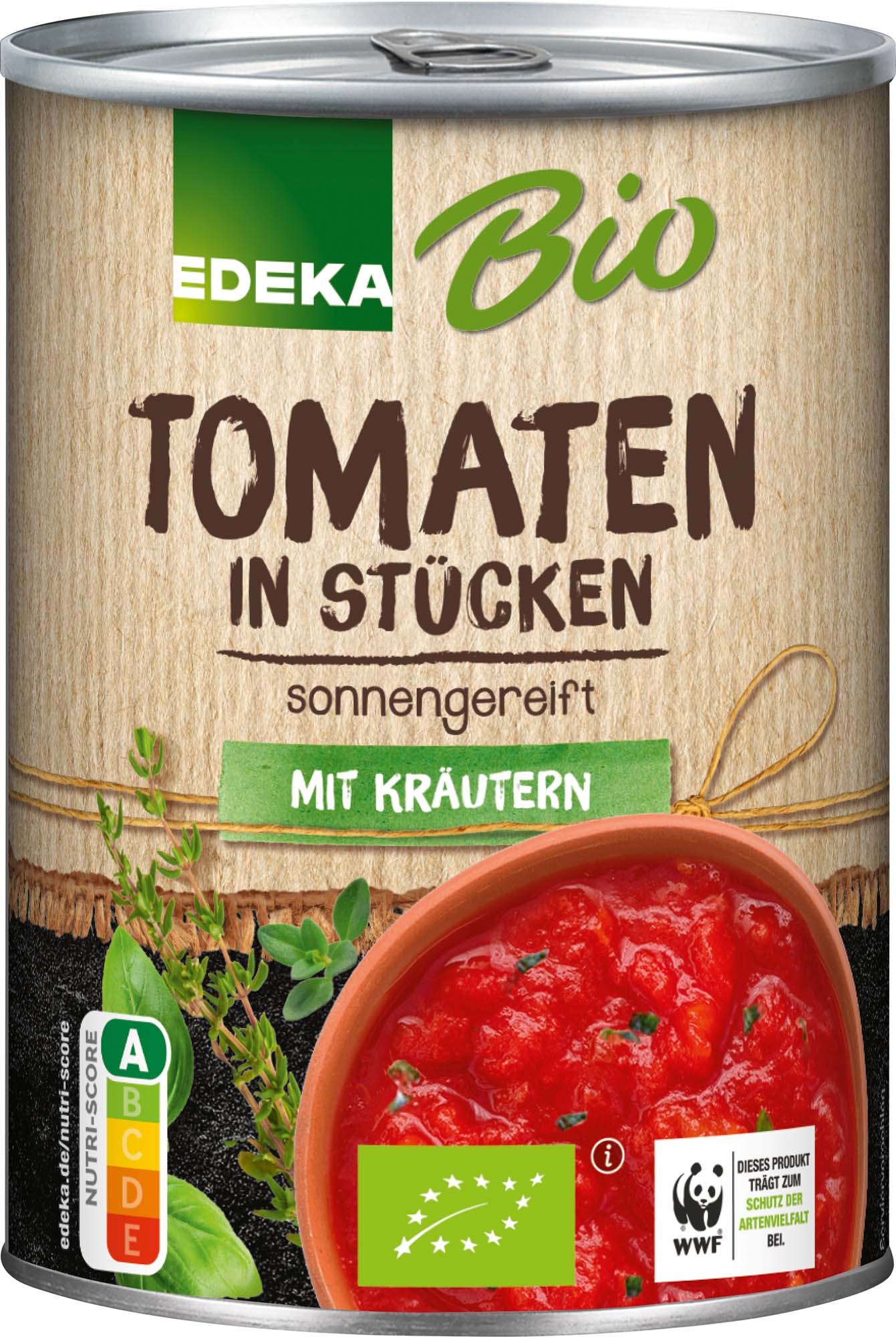 EDEKA Bio Tomaten in Stücken Kräuter 400g