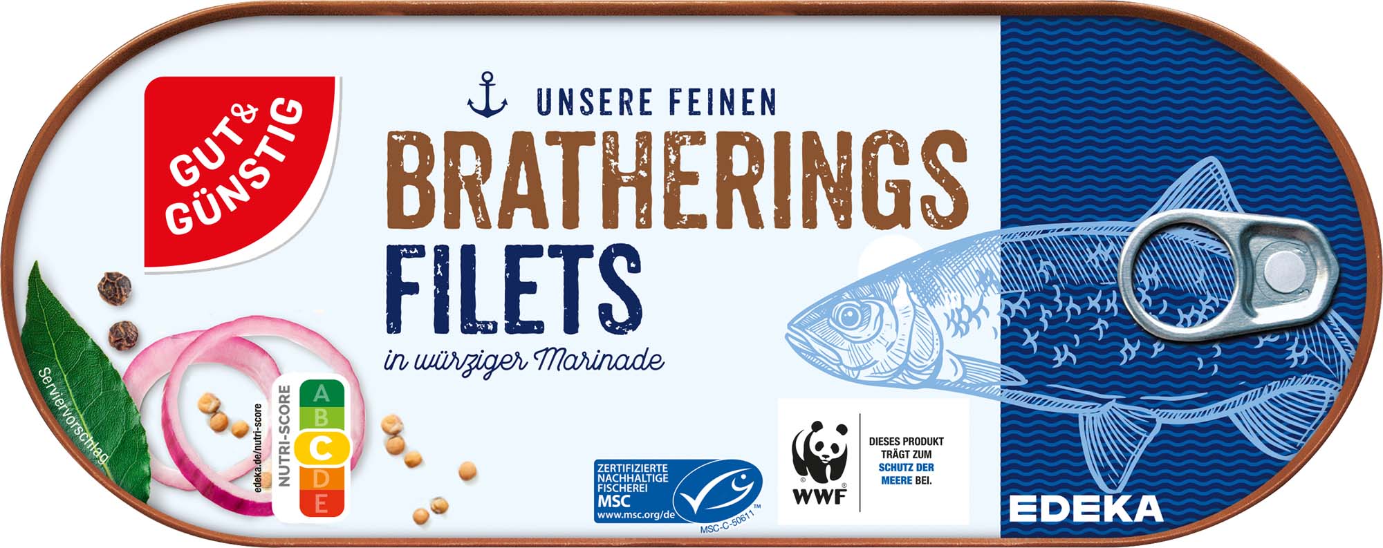 Gut & Günstig Brathering Filets 325g