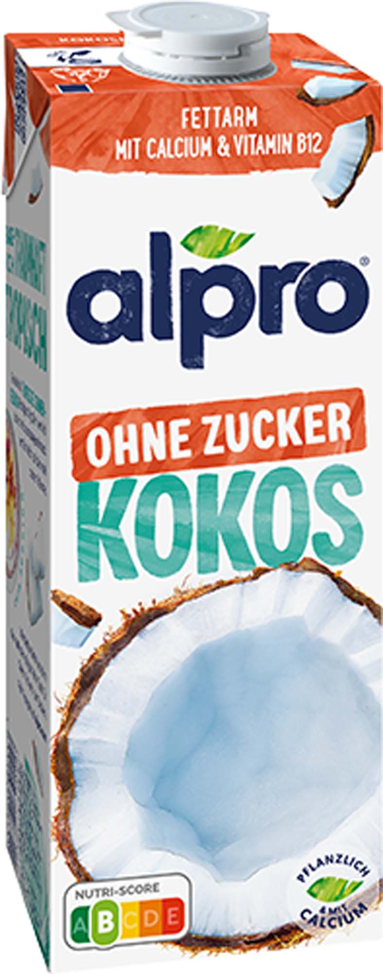alpro Kokosnuss Drink ohne Zucker 1l