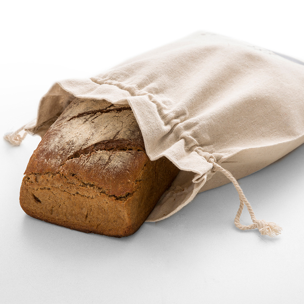 Bax im Holz Brotbeutel aus Leinen – Bild 2