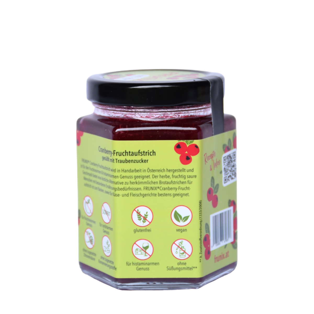 Cranberry-Fruchtaufstrich, fructosearm – Bild 3