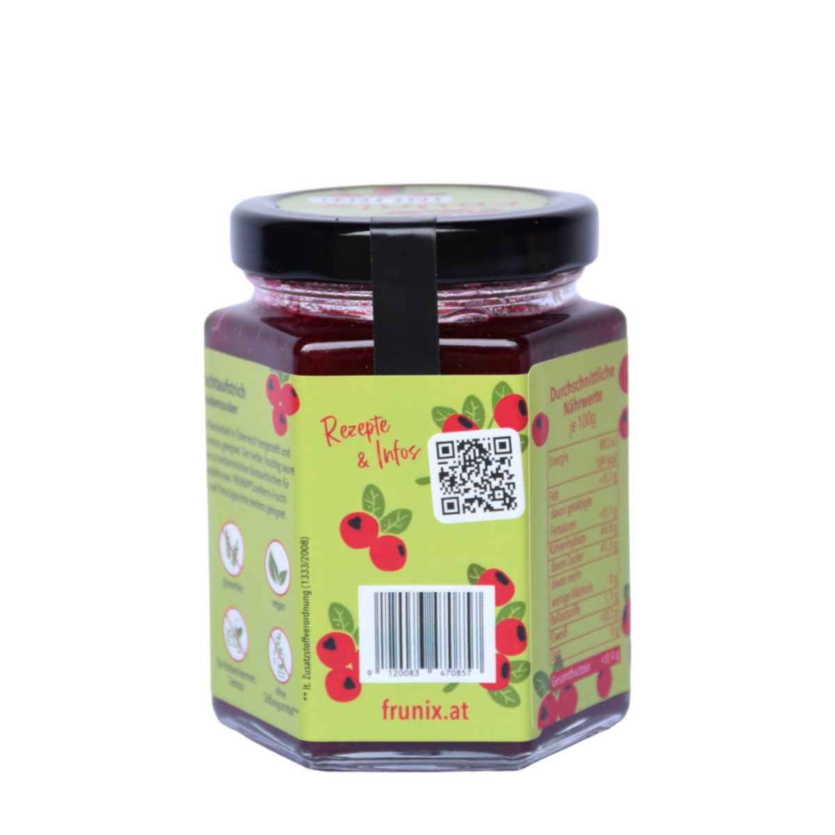 Cranberry-Fruchtaufstrich, fructosearm – Bild 4