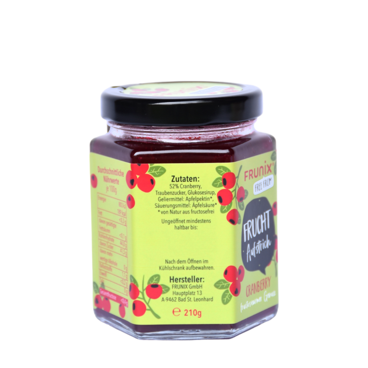 Cranberry-Fruchtaufstrich, fructosearm – Bild 6