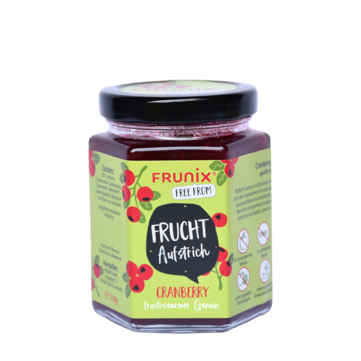 Cranberry-Fruchtaufstrich, fructosearm