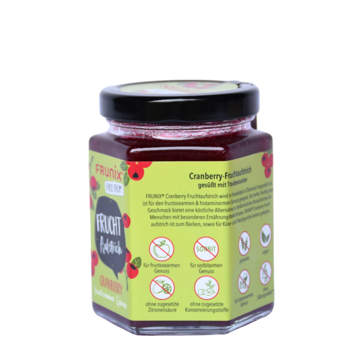 Cranberry-Fruchtaufstrich, fructosearm – Bild 2