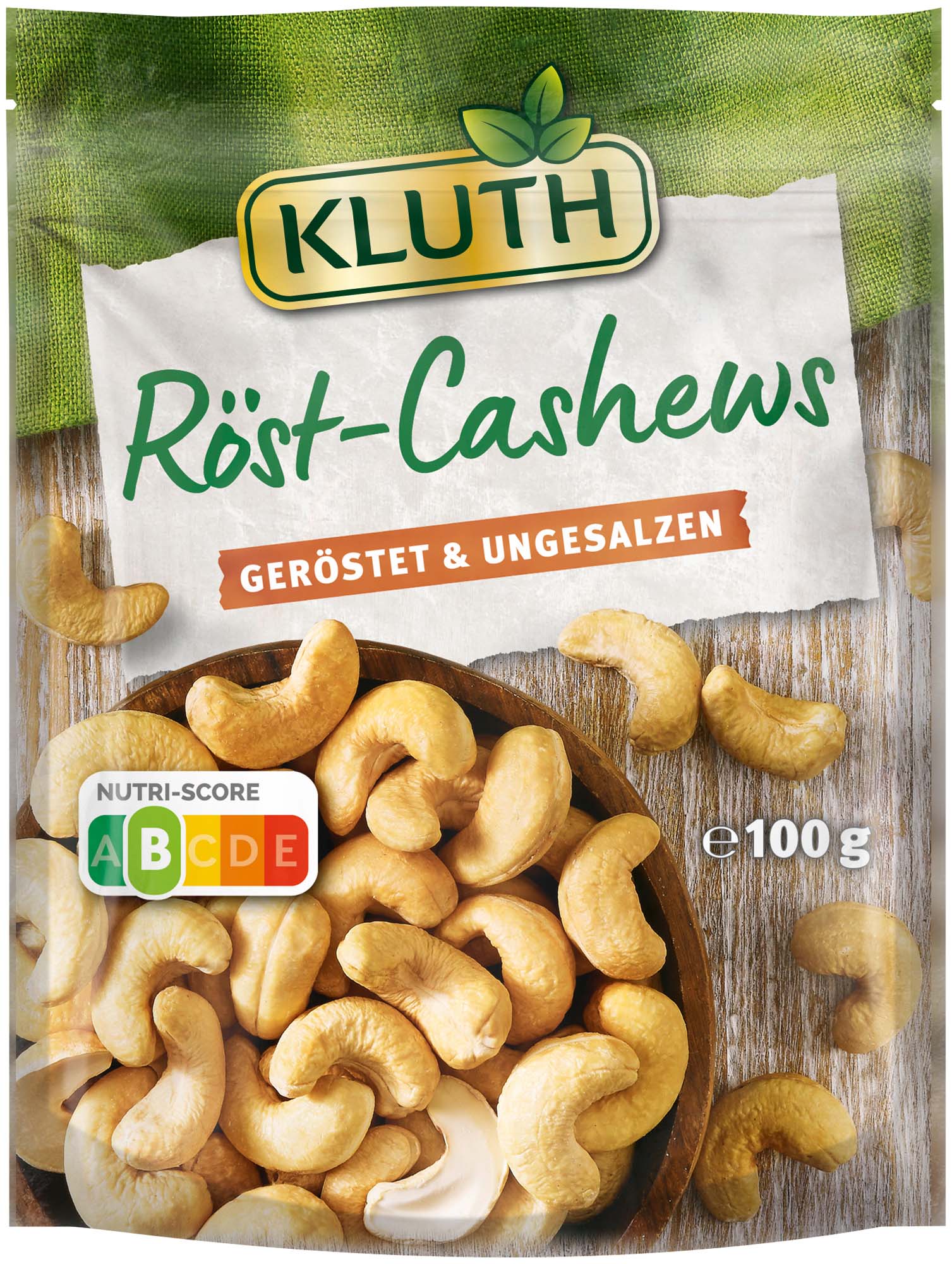 Kluth Röst-Cashews geröstet & ungesalzen 100g