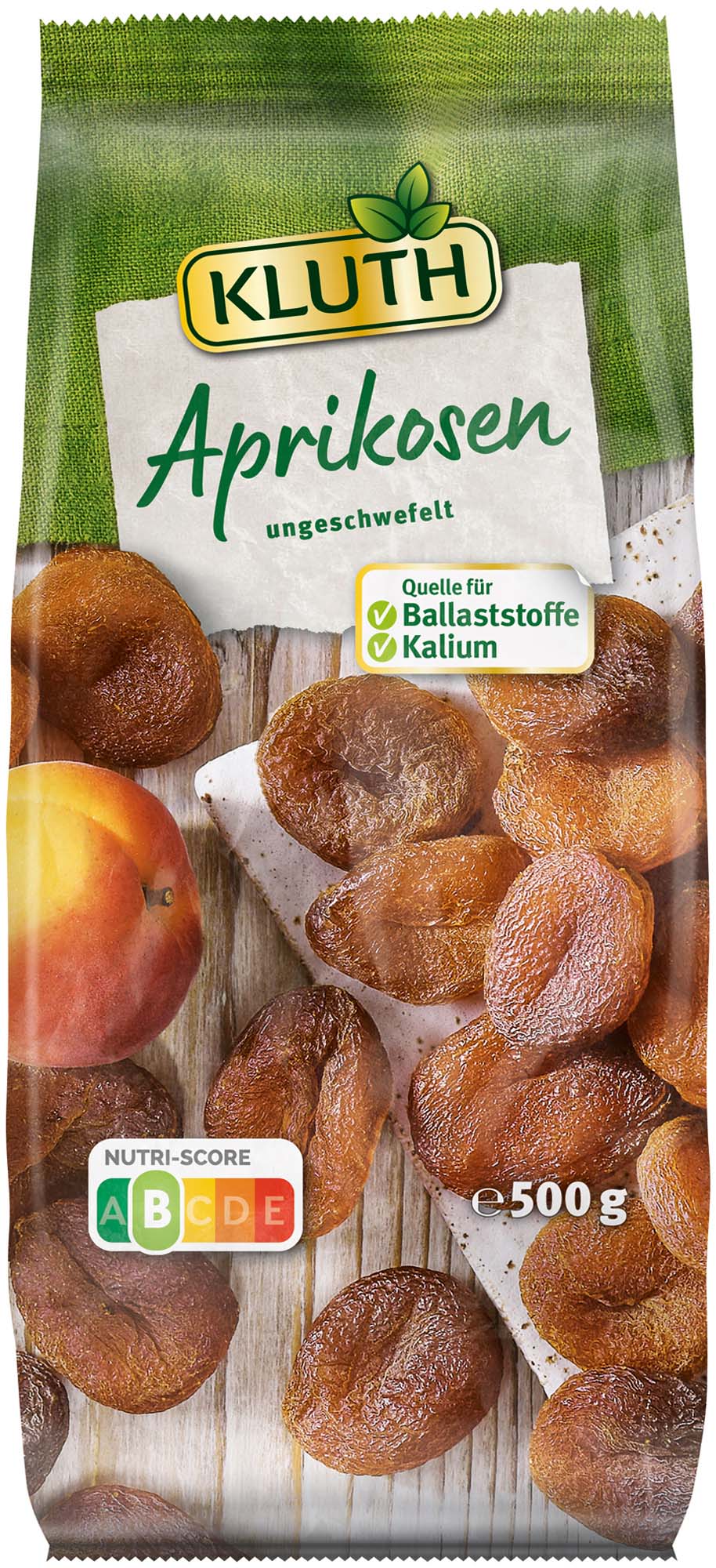 Kluth Aprikosen ungeschwefelt 500g