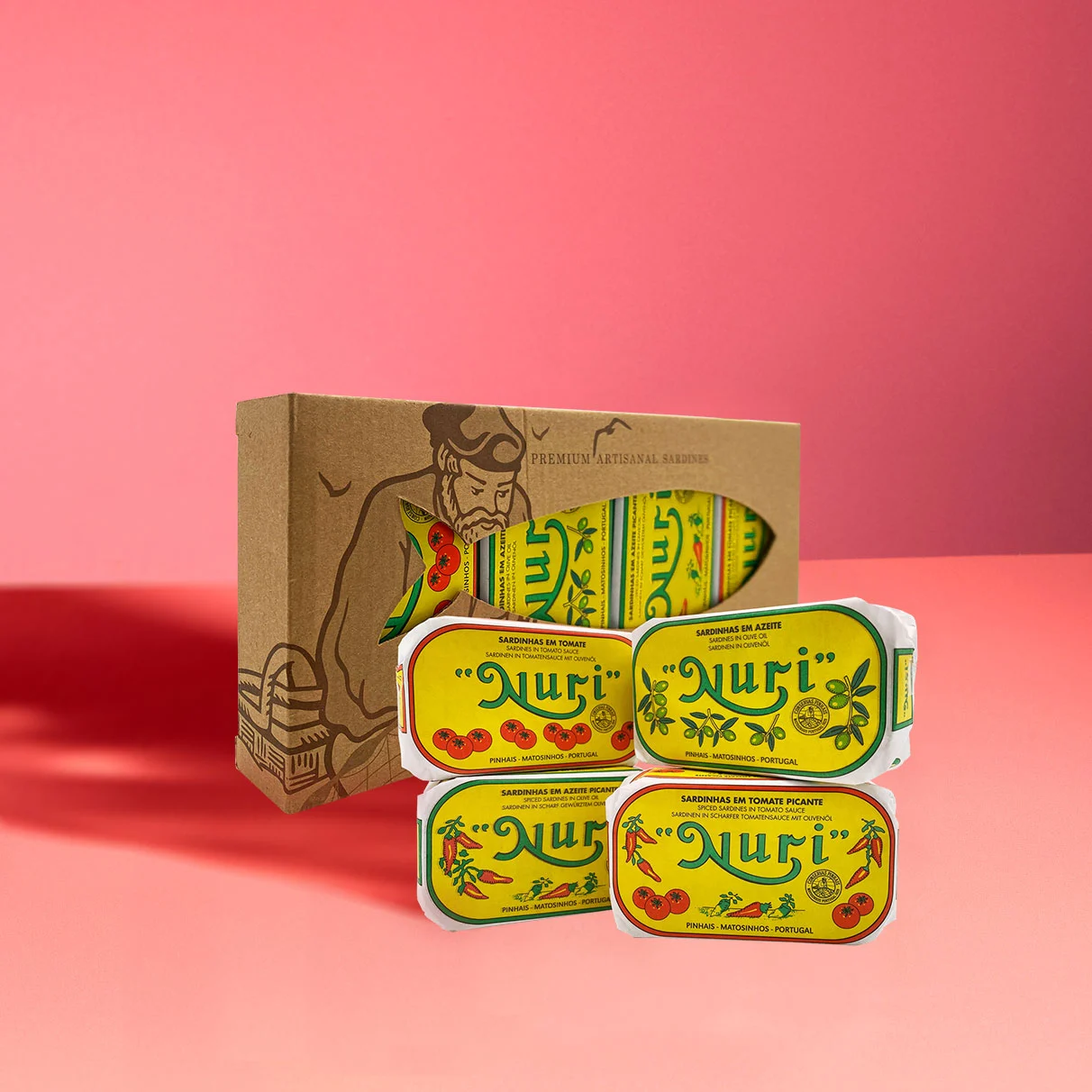 4er Geschenkset Sardinen