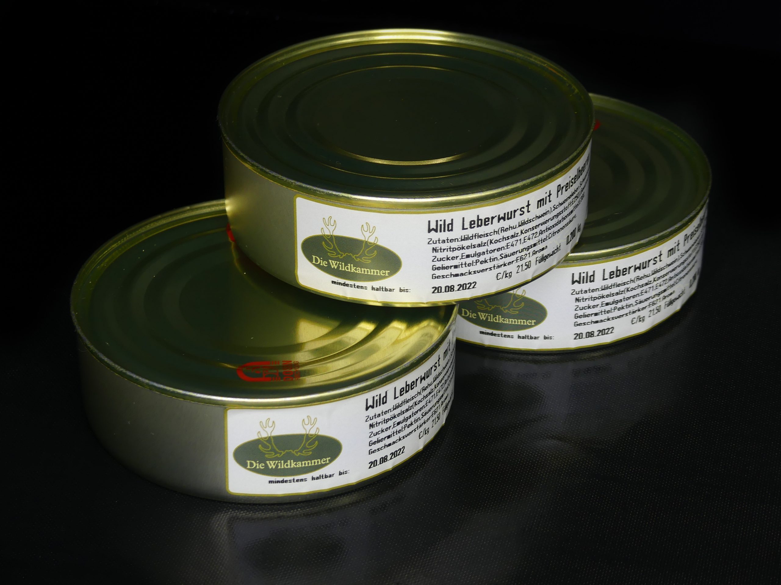 Wild-Leberwurst mit Preiselbeeren