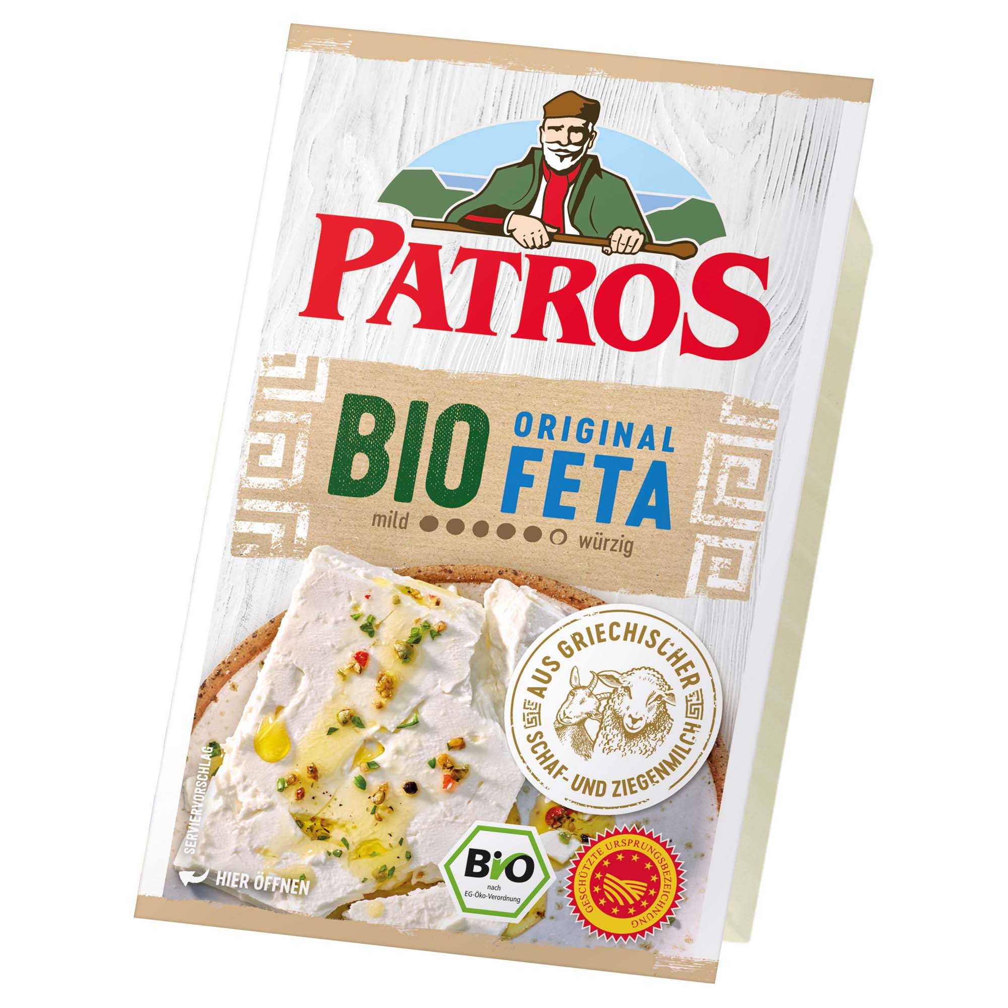 Patros Bio Original Feta 45% 130g