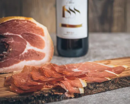 Original spanischer Serrano-Schinken Grand Reserva, zwölf Monate gereift, luftgetrocknet