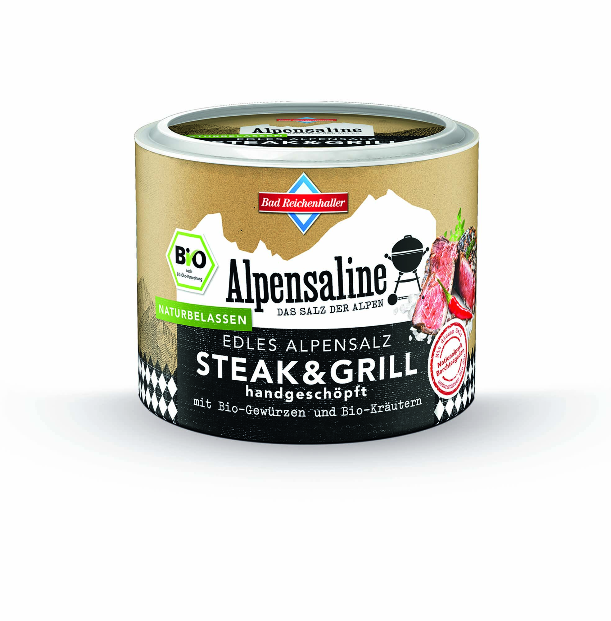 Bad Reichenhaller Alpensaline Bio Steak & Grill 90g