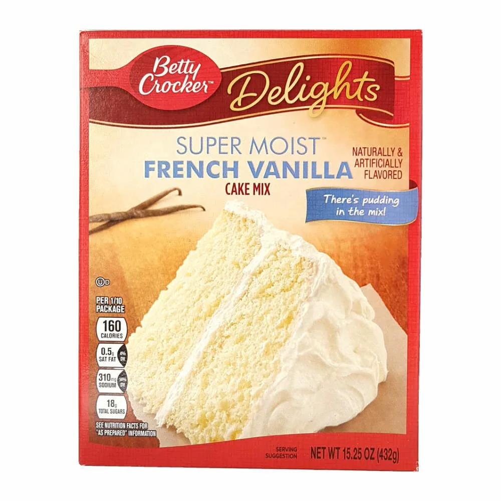 13,66 €/kg Betty Crocker, French Vanilla, Backmischung