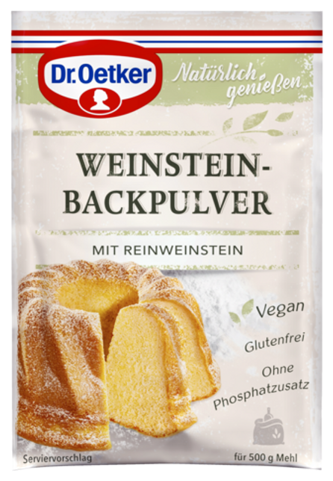 Dr.Oetker Weinstein Backpulver 3St 60g