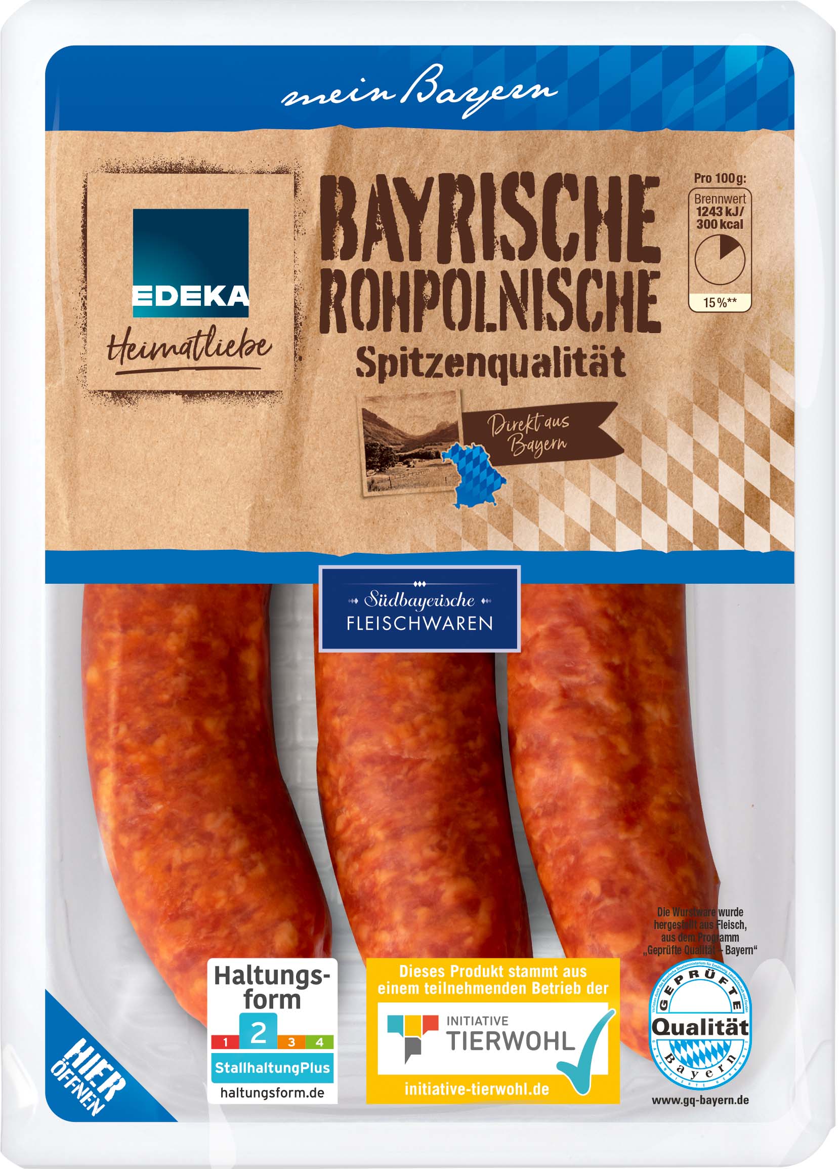 EDEKA Bayrische Rohpolnische 300g