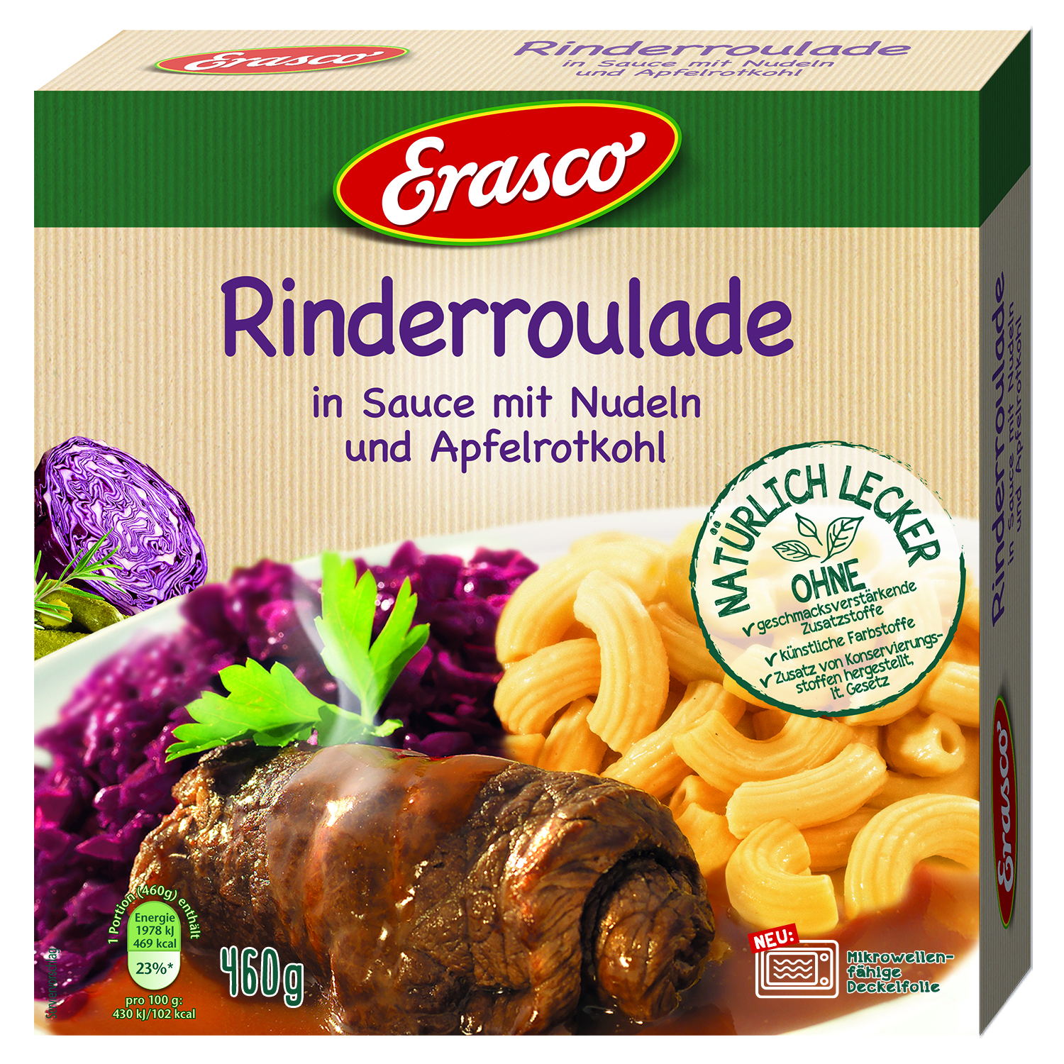 Erasco Menü Rinderroulade 460g