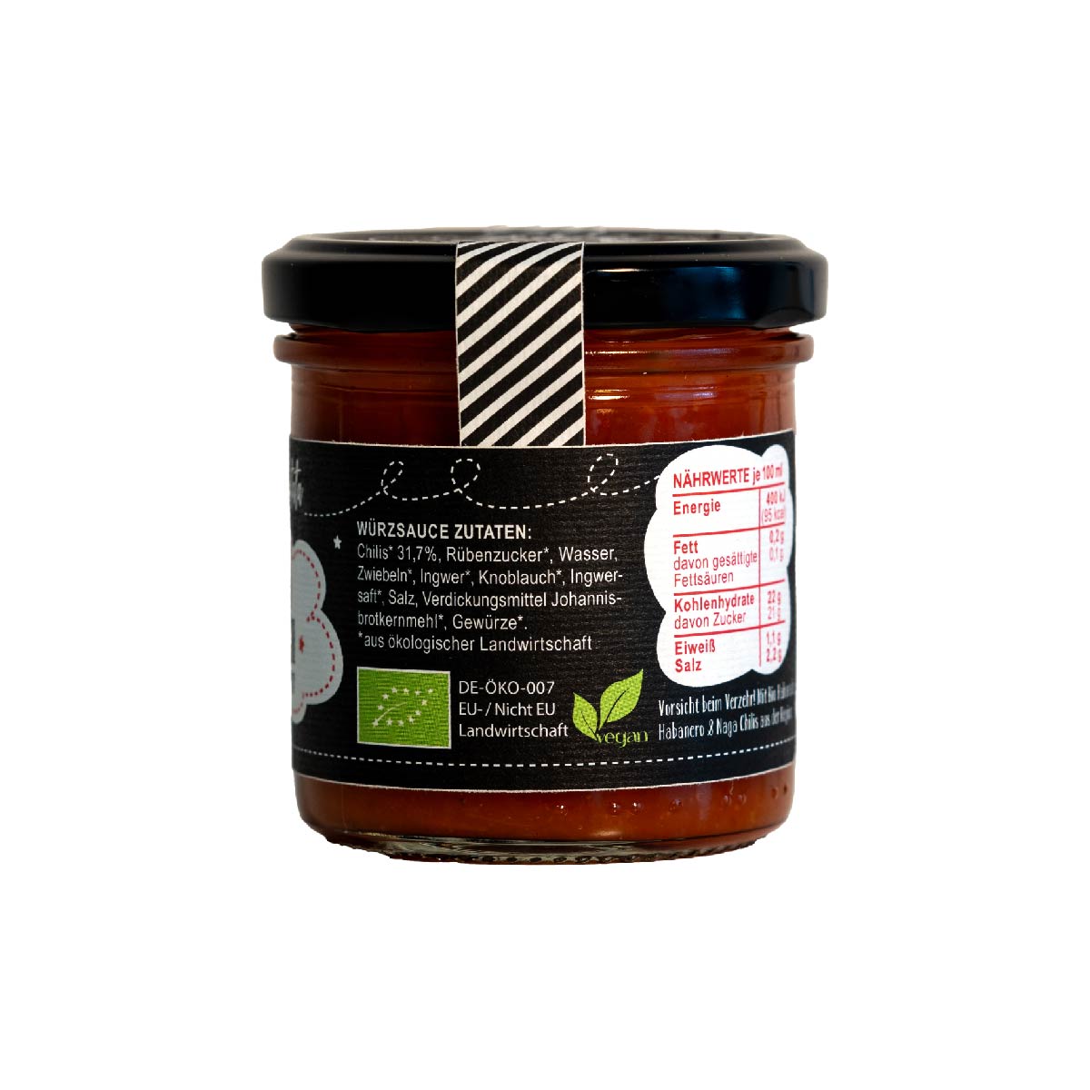 6x (VPE) 140 ml Bio Ferment Red Chili – Bild 2