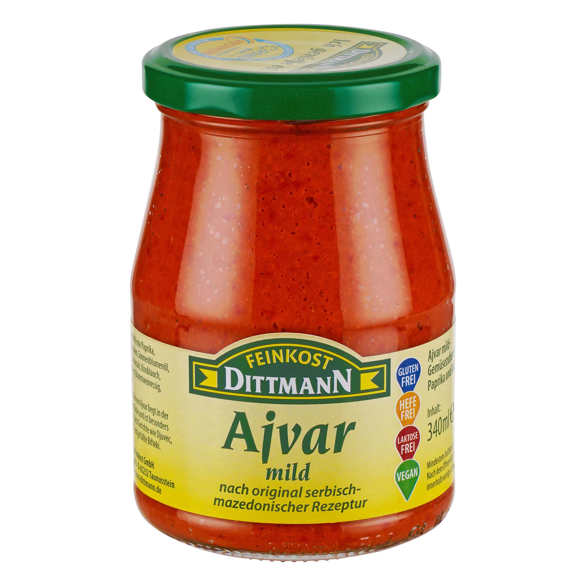 Feinkost Dittmann Ajvar mild pikant 340ml