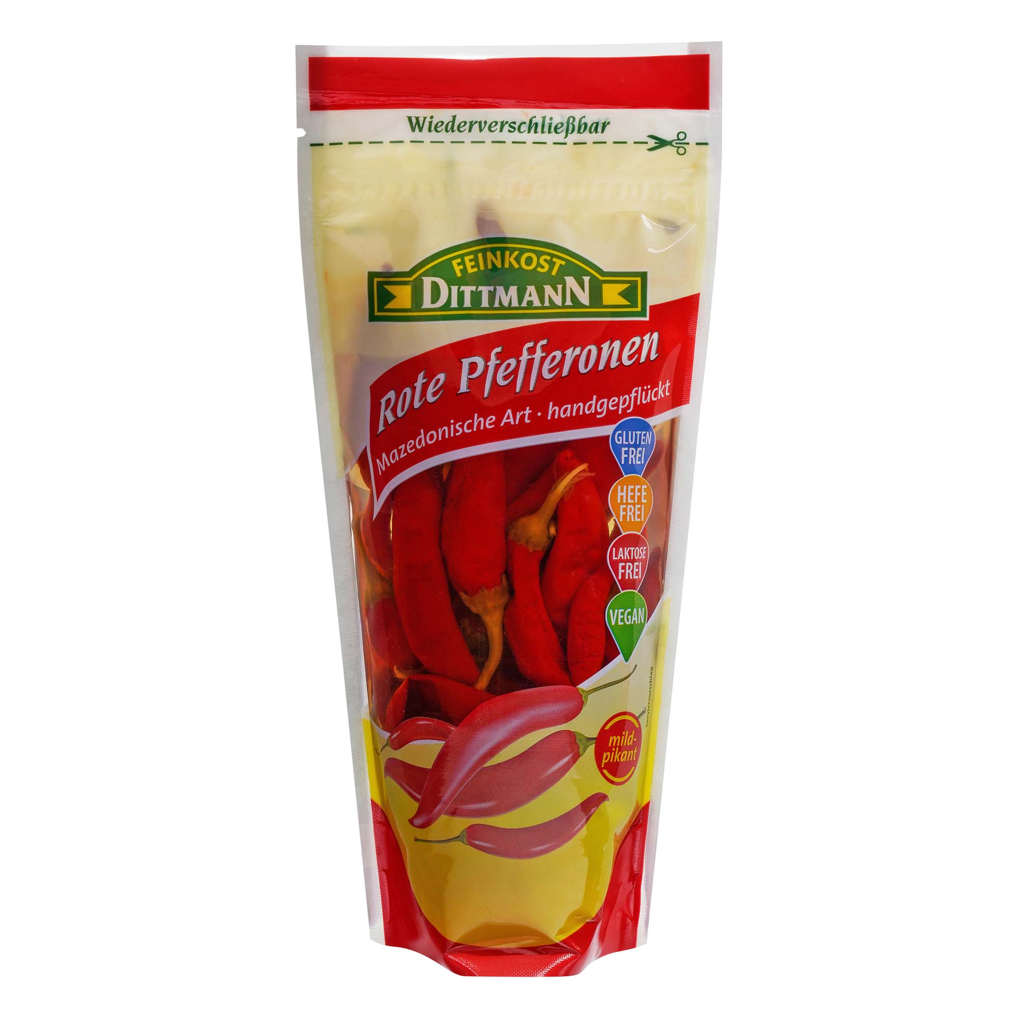 Feinkost Dittmann Rote Pfefferonen 250g
