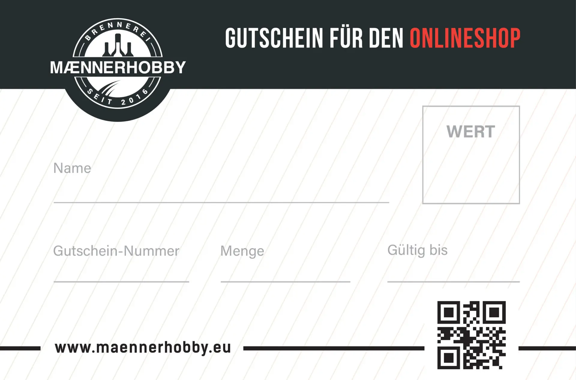 Schnapsgutschein Onlineshop