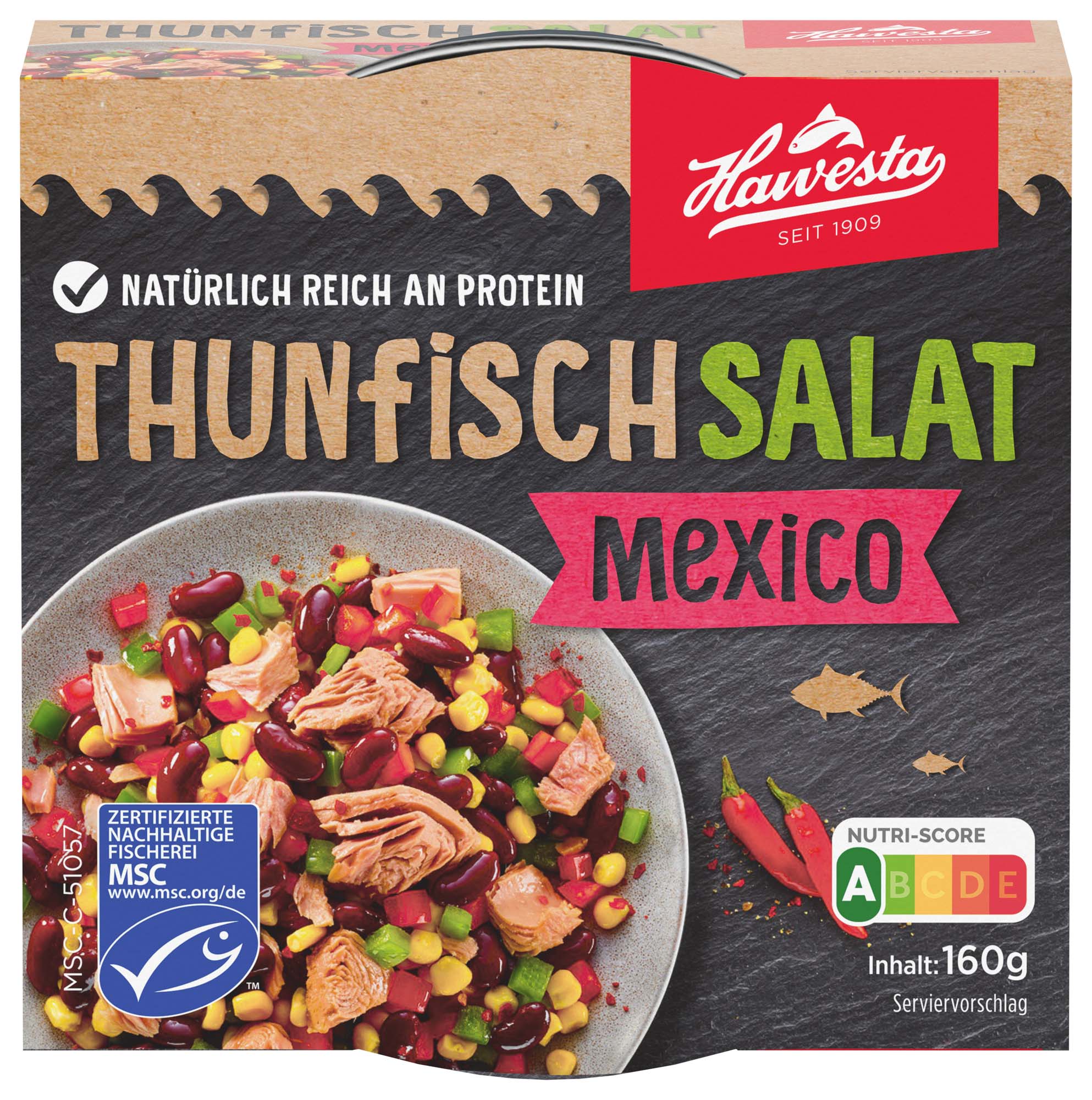 Hawesta Thunfisch Salat Mexico 160g