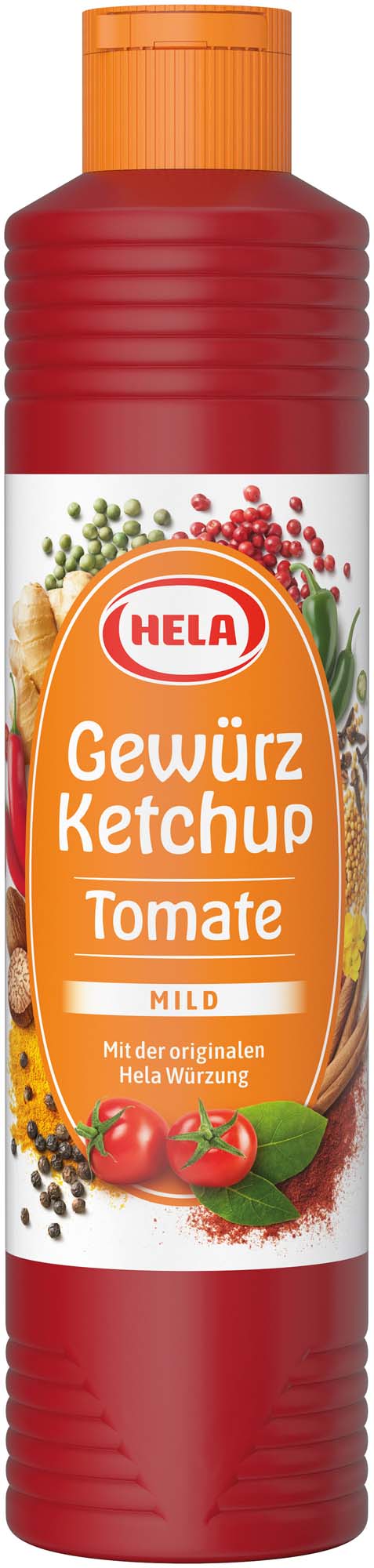 Hela Gewürz Ketchup Tomate mild 800ml