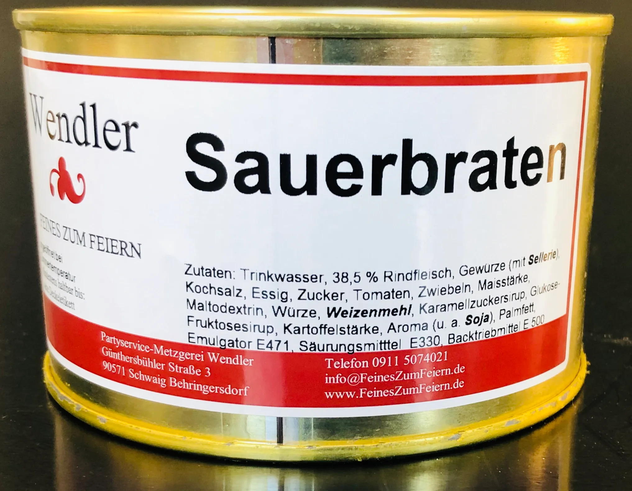 Sauerbraten in der Dose (800g)