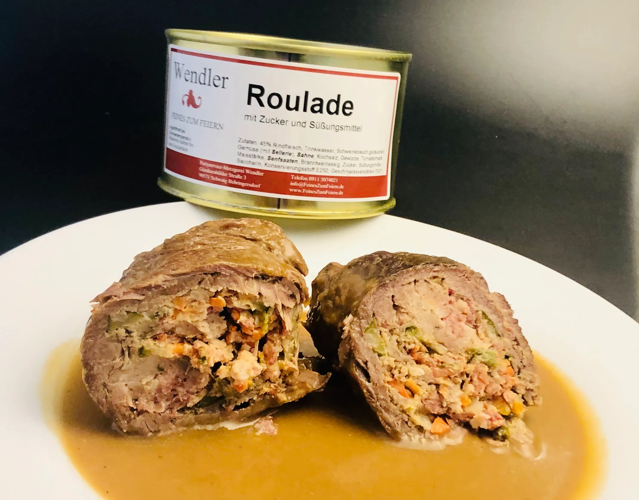 2 Rouladen in der Dose (800gr) – Bild 2
