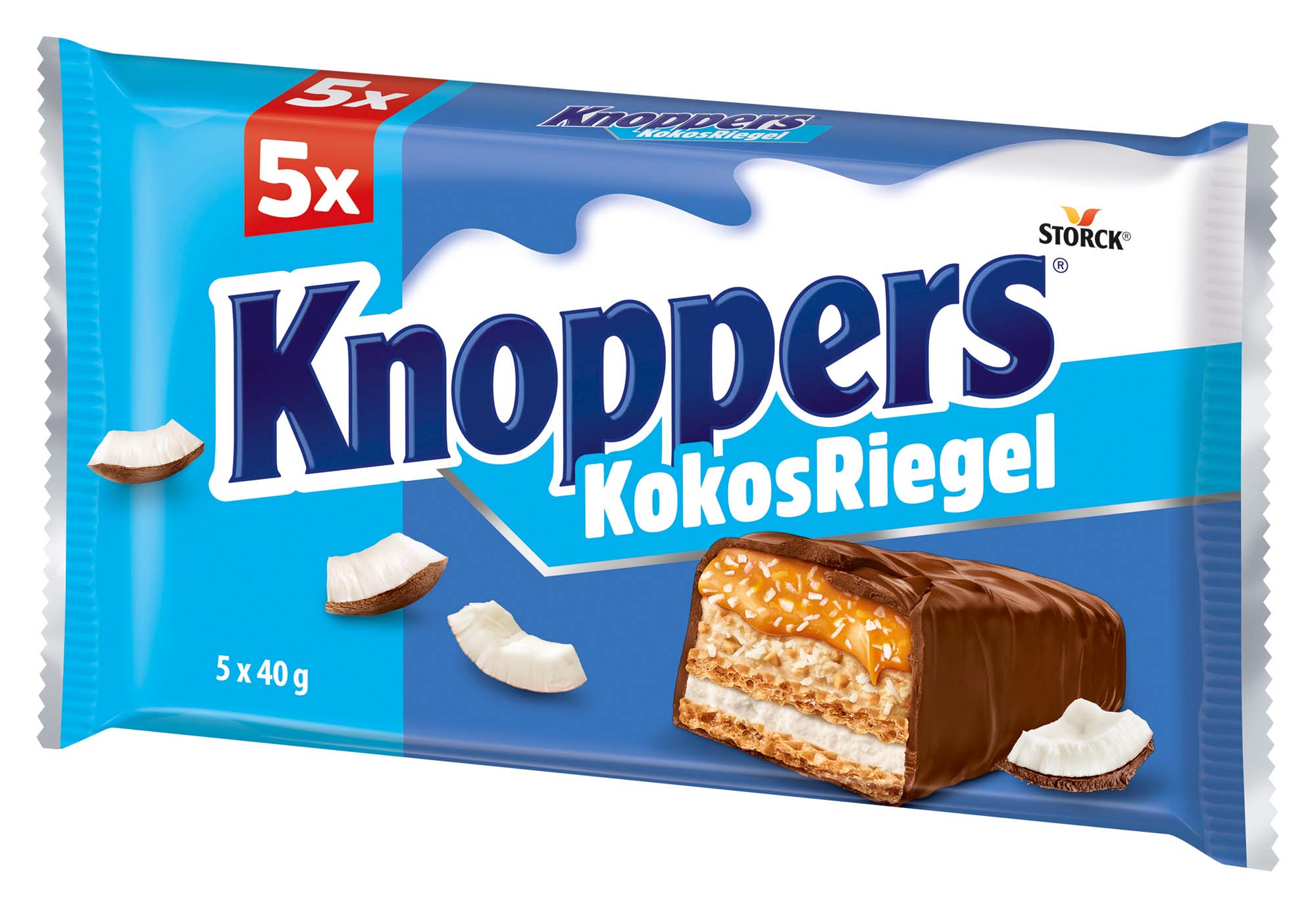 Knoppers Kokos Riegel 5ST 200g