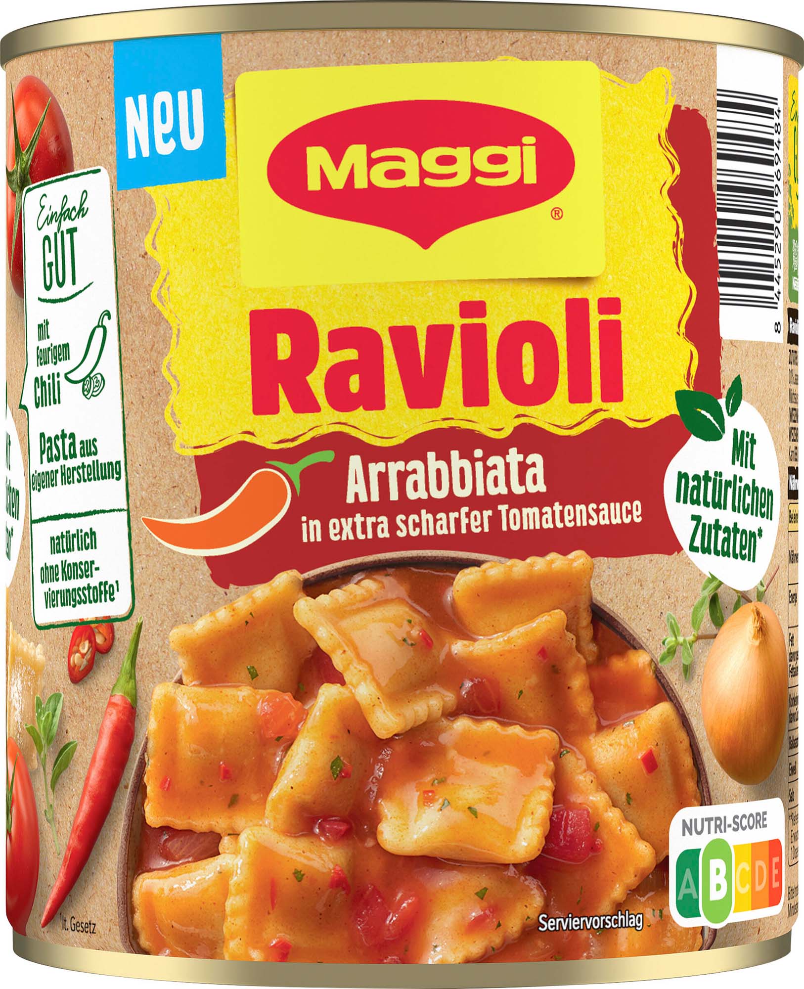 Maggi Ravioli Arrabiata 800g