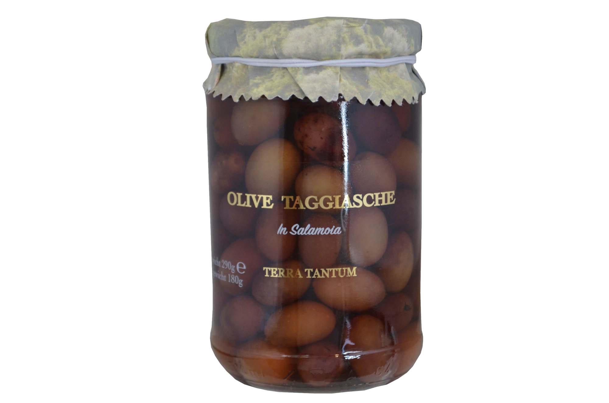 Terra Tantum Olive Taggiasche in Salamoia 180g