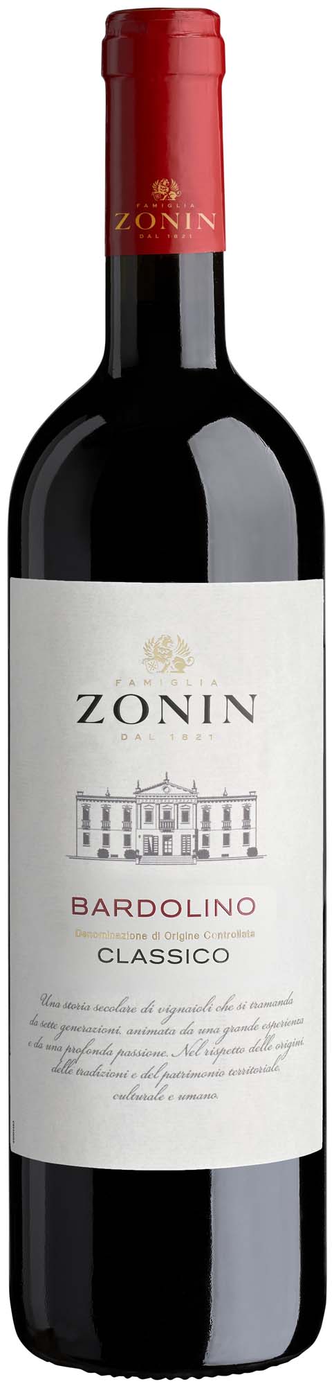 Zonin Bardolino Classico Rotwein 0,75l